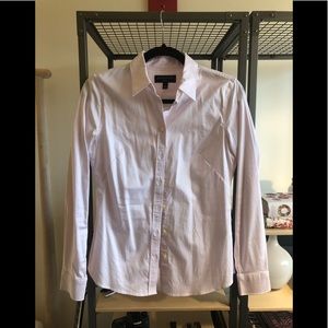 Banana Republic pink button up shirt